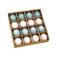 thumbnail image 2 of 16 adornos navideños colgantes para árbol de Navidad, decoración navideña creativa con bolas de espuma. Azul Blanco, 2 of 9