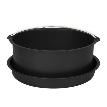 

Alexsix Nonstick Bakeware Set Coated Round Baking Pan & Pot with Handle Carbon Steel Cake Pizza Pan Kitchen