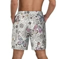 thumbnail image 4 of Gaeub Vintage Butterflies Mens Swim Trunks Stretch Beach Shorts Quick Dry for Men Swim Shorts Swimwear with Pockets- XX-Large, 4 of 9