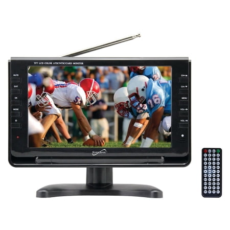 UPC: 0639131304994 | Supersonic 9  Portable Digital Widescreen LCD TV USB/SD Inputs  AC/DC Compatible SC-499