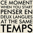 thumbnail image 3 of CafePress - Thinking In French And English (BACK Light T Shirt - Men's Classic Graphic T-Shirt, 3 of 4