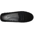 thumbnail image 3 of Floafers Women's Posh Driver Faux Suede, Black Vegan Suede, 9, Medium, 3 of 7