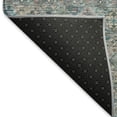 thumbnail image 5 of Addison Rugs Mayfield Premium Machine Washable Transitional Stripes Teal Rectangle Rug, 10' X 14' Machine Washable Transitional Stripes Teal Oversized Sherpa Throw Blanket, 5 of 7