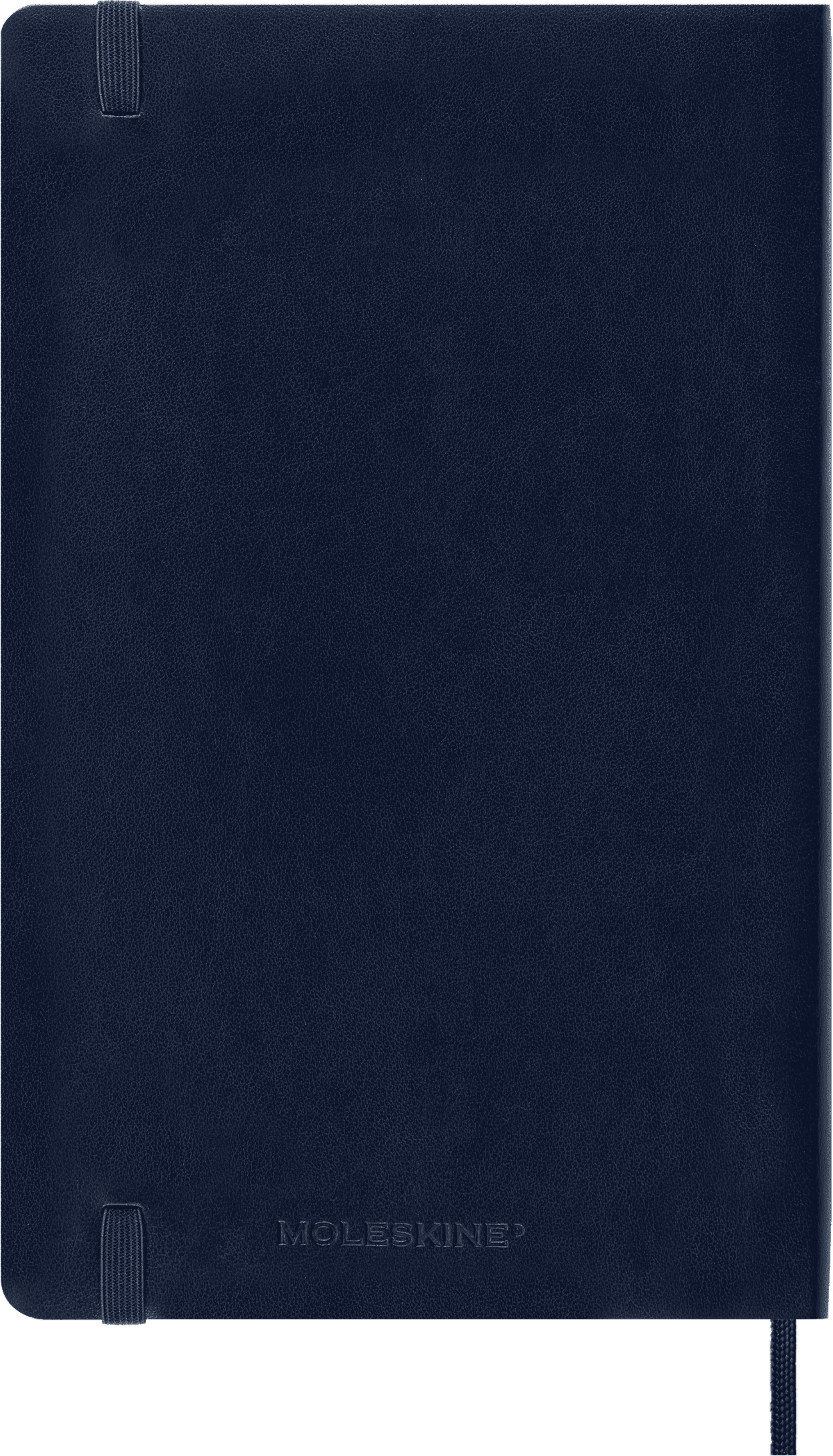 Moleskine Classic Notebook, Soft Cover, Large (5" x 8.25"), Plain, Sapphire Blue