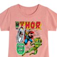 thumbnail image 3 of Marvel Thor - Retro Comic Book Cover - Toddler and Youth Girls Fitted Short Sleeve Graphic T-Shirt, 3 of 5