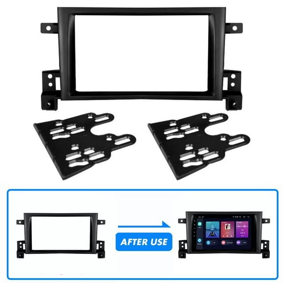 Double Din 7Inch Car Stereo Radio Fascia Panel Frame Kit For Suzuki Grand Vitara 2005-2017 Car Accessories Wholesale