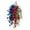 A, variant on 2 Pcs Red Blue White Artificial Hanging Flowers Outdoor Patriotic Trailing Plant Memorial Day Flower for 4th of July 250th Anniversary Veterans Independence Patio Yard Decor