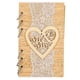 thumbnail image 1 of Wooden Guest Book Memorable Signature Message Notebooks Gift For Wedding Party, Wedding Decor, 1 of 5