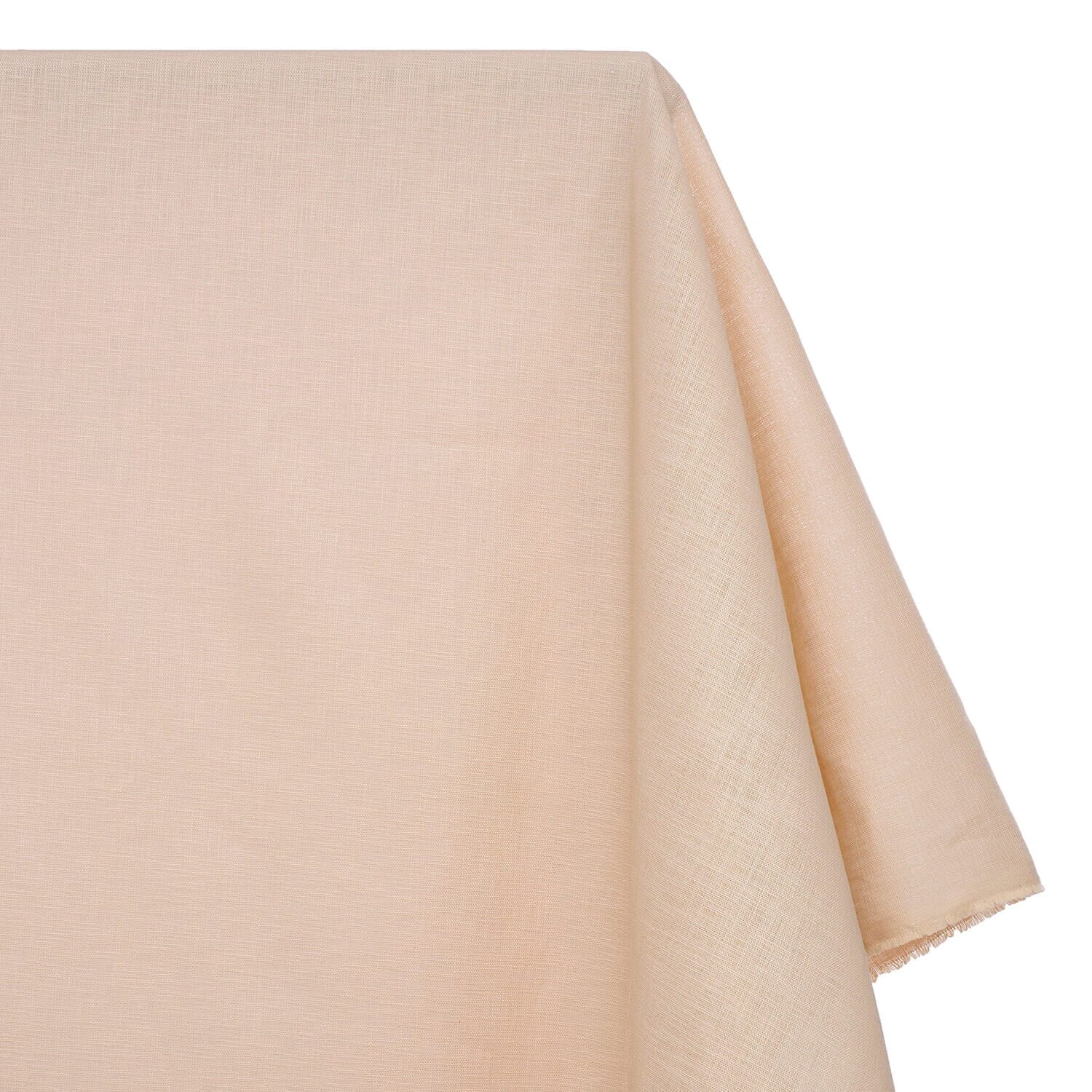 Mansa (4.1 oz) 100% Hypoallergenic Cotton Woven Linen Look 55/56" Fabric By The Yard - Natural, 10 Yards