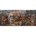 thumbnail image 2 of Jan Matejko 24x13 Black Ornate Framed Double Matted Museum Art Print Titled: Battle of Grunwald (1878), 2 of 5