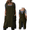 Army Green, variant on longantii Women's Pinafore Apron Cross Back Apron with Pockets Cotton Linen Apron Dress Plus Size Brown L