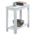 thumbnail image 1 of Convenience Concepts Designs2Go Baja Chairside End Table, White, 1 of 7