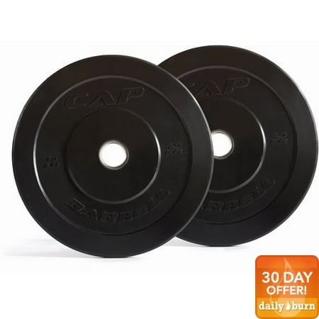 CAP Barbell Bumper Plate Set, 20 lbs