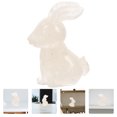 thumbnail image 4 of Figura de conejo única, figura artística de conejo, decoración de Pascua, 4 of 7