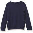 thumbnail image 1 of The Children's Place girls Uniform Active French Terry Sweatshirt Shirt, Tidal, X-Small US, 1 of 4