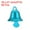 Blue, variant on Uxcell Mini Jingle Bells 0.6" Metal Hanging Bells Red 50Pack