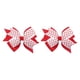 thumbnail image 2 of Guardurnaity Pinza para el pelo con lazo para niñas, alfileres multicapa, abrazadera en forma de corazón, pasadores decorativos, tocados, regalo rojo doble capa 2Conjunto, 2 of 6