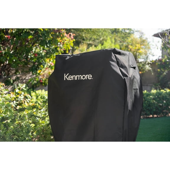 Kenmore Gas Grill Cover for Backyard Grills, 33-inch, Black