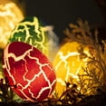 thumbnail image 4 of Guirnalda de luces de Pascua con pilas, decoración de Pascua con 10 LED, huevos de Pascua de colores para fiestas en interiores, blanco cálido/2m, 4 of 6