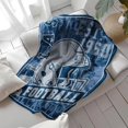 thumbnail image 3 of Football Blanket Gifts for Fans Soft Lightweight Flannel Throw Blanket for Men Women Youth Kids Football Team Color Blankets for Couch Living Room 60" X 50", 3 of 5