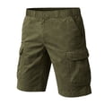thumbnail image 5 of Iyufng Mens Cargo Shorts Drawstring Casual Shorts Elastic Waist Summer Sports Shorts, 5 of 5
