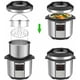 thumbnail image 3 of Dominar la cocina es muy fácil: rejilla de enfriamiento al vapor para cocinar con múltiples funciones, rejilla de acero inoxidable para cocinar al vapor, construcción de alambre que permite usos, 3 of 4