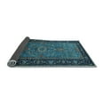 thumbnail image 2 of Ahgly Company Indoor Round Oriental Light Blue Industrial Area Rugs, 7' Round, 2 of 4
