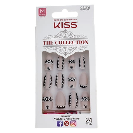 KISS The Collection Artificial Nail Kit, SSC07, 24 Nails