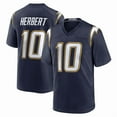 thumbnail image 1 of Men's Los Angeles Chargers #10 Justin Herbert Navy Adult Football Top, 1 of 2