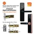 thumbnail image 2 of Tuya Bluethooth Biometric Fingerprint Electronic Lock RFID Card Remote Unlocking Smart Door Lock ,More Secure, 2 of 7