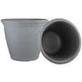 thumbnail image 1 of Sunnydaze Weather-Resistant Double-Walled Anjelica Outdoor Flower Pot Planter - 24" - Light Gray Finish - 2-Pack, 1 of 10