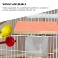 thumbnail image 2 of ACDANC 2pcs Bird Perch Platform Flat Wooden Perch Platform for Parrot Parakeet Cockatiel Bird Cage Accessory Random Color, 2 of 4