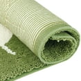 thumbnail image 3 of Alfombra de baño REGALWOVEN antideslizante de felpa para el suelo del baño, bañera y ducha Leaves-2 18" x 26", 3 of 6