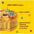 thumbnail image 3 of M&M's Peanut Butter Ice Cream Sugar Cookie Sandwiches, 14 fl oz, 4 Pack, 3 of 15