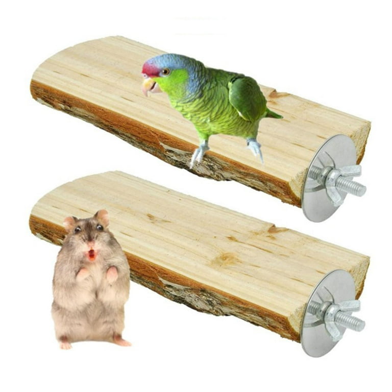 Wooden bird perches deals