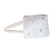 thumbnail image 4 of Bolso de hombro con bordado de nube bonita de pelo para mujer, bolso de lona elegante e informal para estudiante, tamaño libre, color blanco, 4 of 8