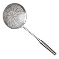 thumbnail image 2 of Colador de araña, espumadera, colador de Pasta, cuchara con orificio para colgar, colador de alimentos, espumadera de cocina para patatas fritas, 18 cm, 2 of 8
