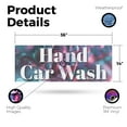 thumbnail image 2 of Hand Car Wash Vinyl Decal 36 Inch x 14 Inch Weatherproof Heavy-Duty Adhesive Backing | Quality Cleaning, Attention to Detail, Affordable Rates | Made in USA, 2 of 6