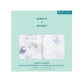 thumbnail image 3 of Aden + Anais™ Essentials 2-Pack Swaddles - Cotton Muslin - Time to Dream, 3 of 5
