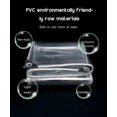 thumbnail image 4 of Industrial Tarpaulin Clear Tarp With Eyelets, 0.35mm Waterproof Plastic Clear Tarpaulin, Durable Pvc Roof Sheet Cover-2x2m, 4 of 5
