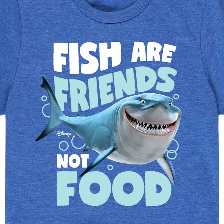 fish are friends not food t shirt