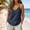 Navy, variant on Cotton Linen Tank Tops for Women - Summer Casual Spaghetti Strap Sleeveless Camisole Lightweight Loose Gauze Shirts Beach Boho Cami Y2K Cute Cruise Outfits