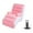 pink, variant on Siruishop Lazy Sofa Inflatable Sofa Chair with Hand Pump with Armrest Floor Lounger Indoor Chaise Lounge Sofa for Outdoor Beach Balcony pink