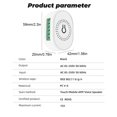 thumbnail image 5 of Keyboarant Light Switch Module WiFi Remote Control Breaker Wireless Switch Module WiFi 2 Way Smart Switch Module White 16A, 5 of 6