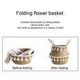 thumbnail image 6 of Joernso Handmade Tassel Faux Seagrass Sundries Storage Basket Household Pot Container, 6 of 6