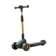 thumbnail image 3 of Colaxi Trottinette pour Enfants à 3 Roues Trottinette à Propulsion Portable Hauteur Ajustable Trottinette à 3 Roues Pliable Trottinette pour Enfants pour Cour Extérieur Noir, 3 of 8