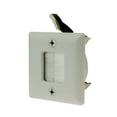 thumbnail image 2 of Monoprice 1 3/4" Cable Pass-Through Hole Saw Plate, White, 2 of 2