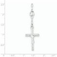thumbnail image 3 of 925 Sterling Silver Rosary Necklace Pendant Charm Religious, 3 of 7