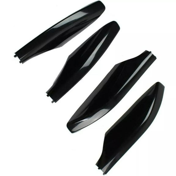 Yassdwbn 4Pcs Car Roof Rack Rail End Cover Cap Black For Toyota Prado 2010 2011 2012-2018