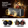 thumbnail image 3 of Bocina con Bluetooth portátiles Vtin VS1-VBS008B-VD -negro, 3 of 4
